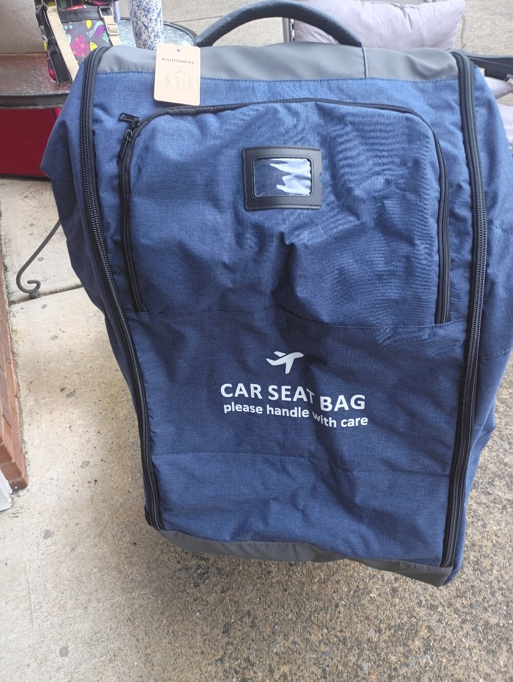 Rainsmore Car Seat Bag Travel Carrying Case - NWT